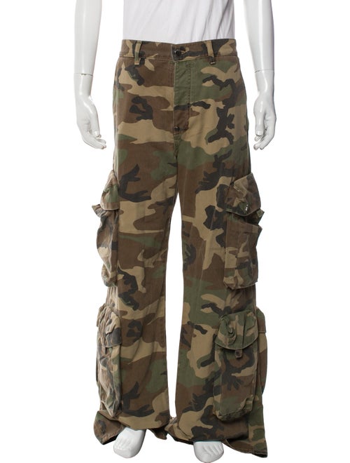 Amiri Camouflage Print Cargo Pants