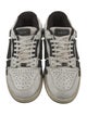 Amiri Leather Colorblock Pattern Sneakers