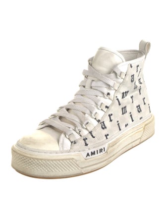 Amiri Canvas Printed Sneakers
