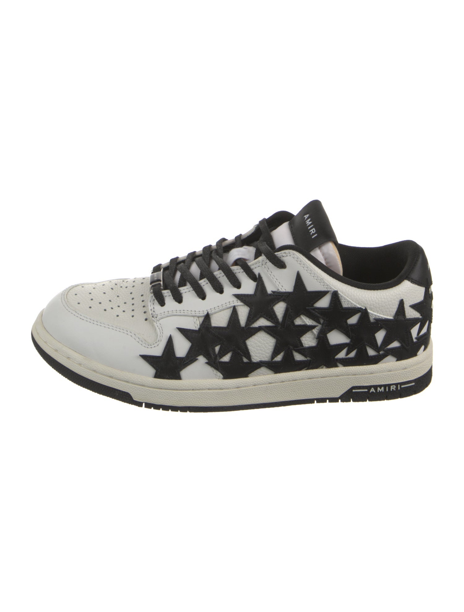 Amiri Leather Printed Sneakers