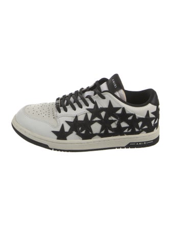 Amiri Leather Printed Sneakers