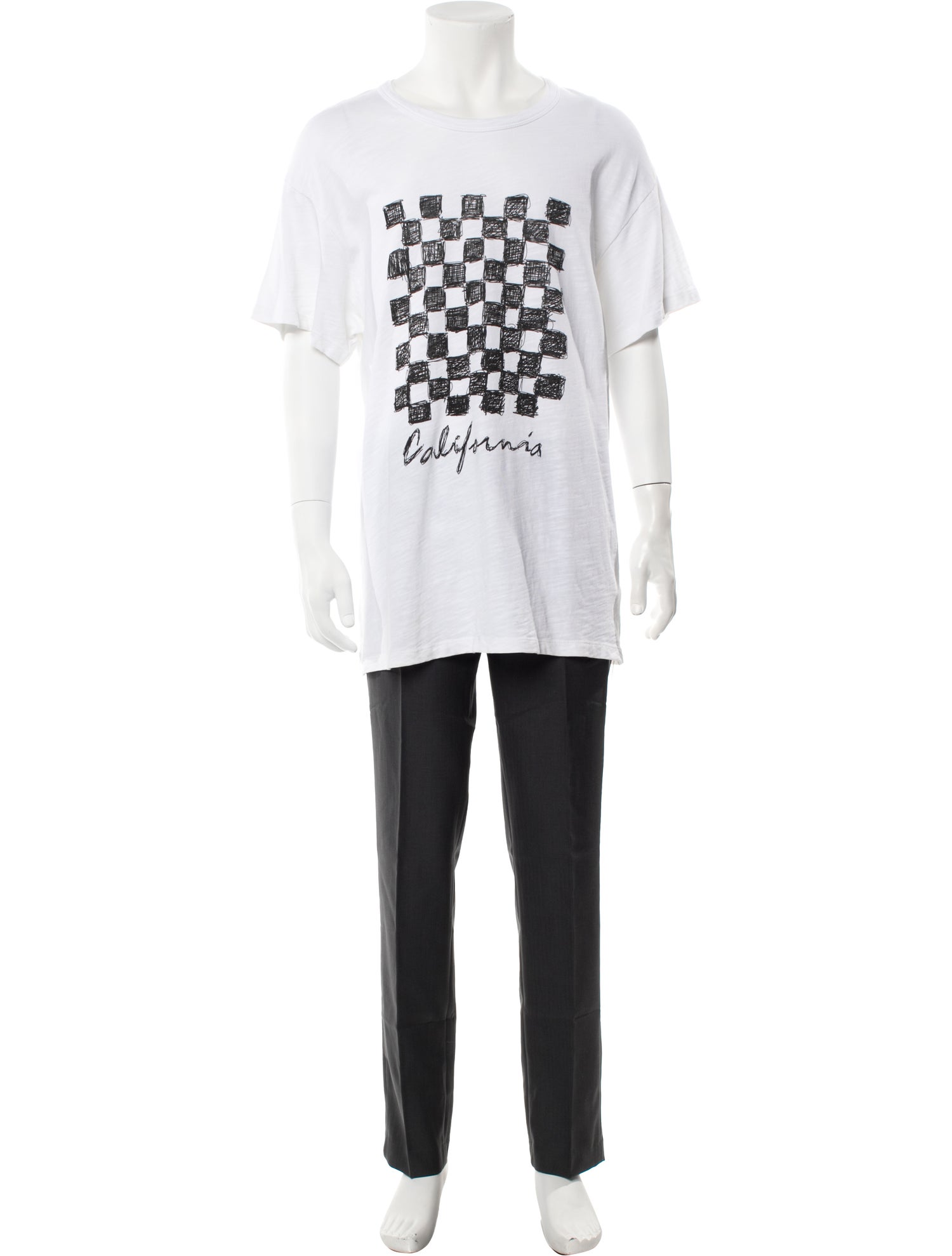 Amiri Graphic Print Crew Neck Henley