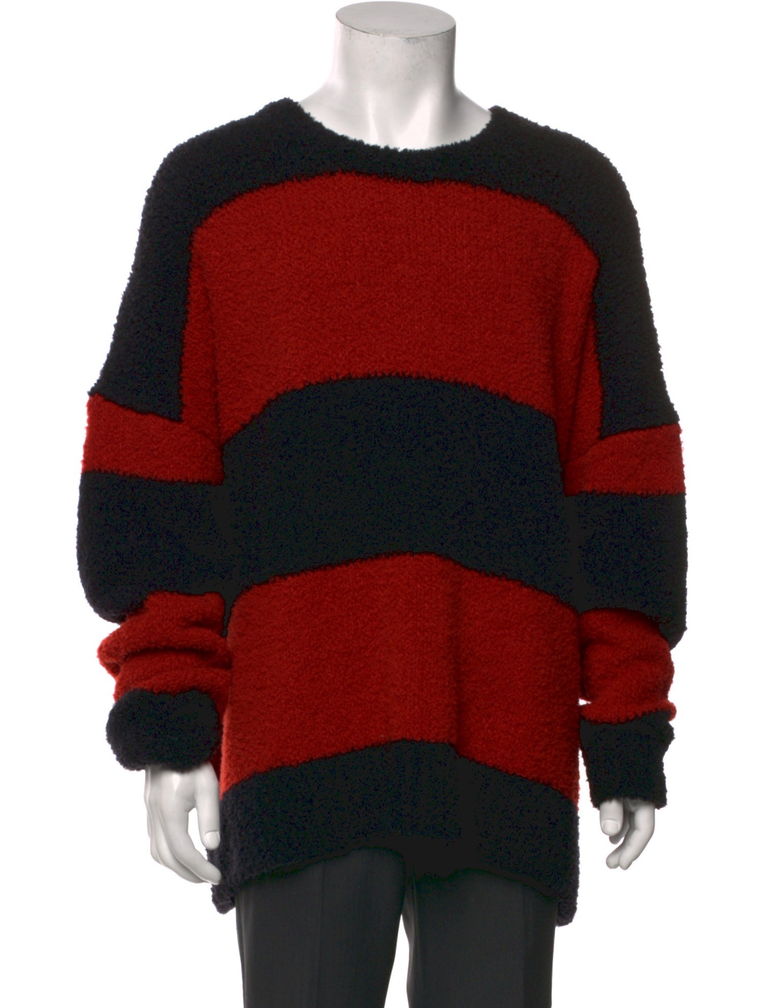 Amiri Wool Colorblock Pattern Pullover