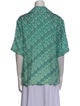 Amiri Silk Printed Button-Up Top