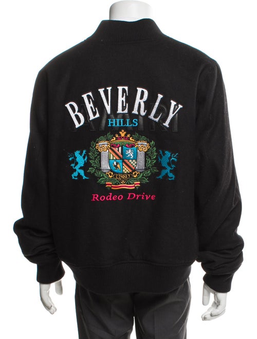 Amiri Silk Graphic Print Bomber Jacket