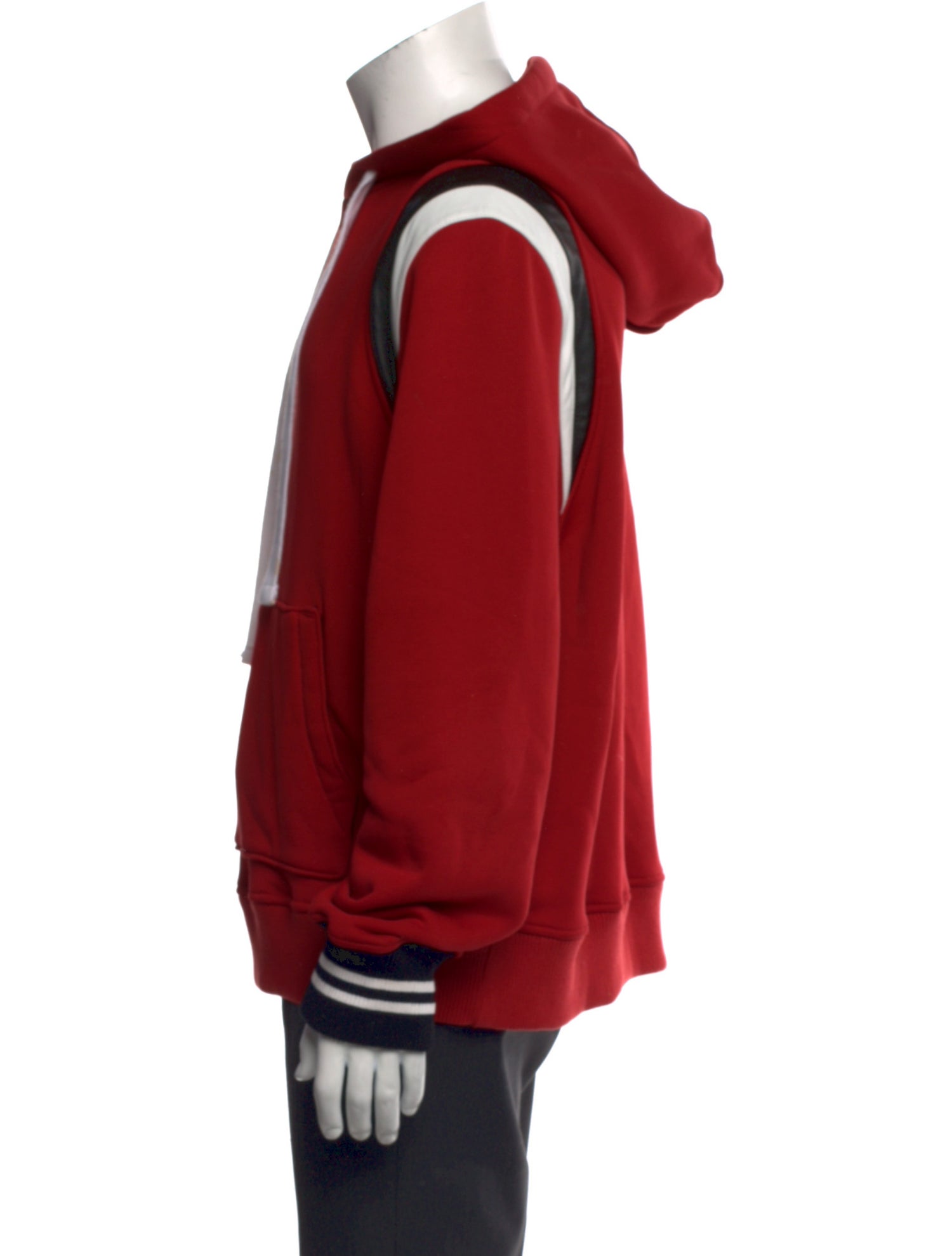Amiri Colorblock Pattern Crew Neck Hoodie