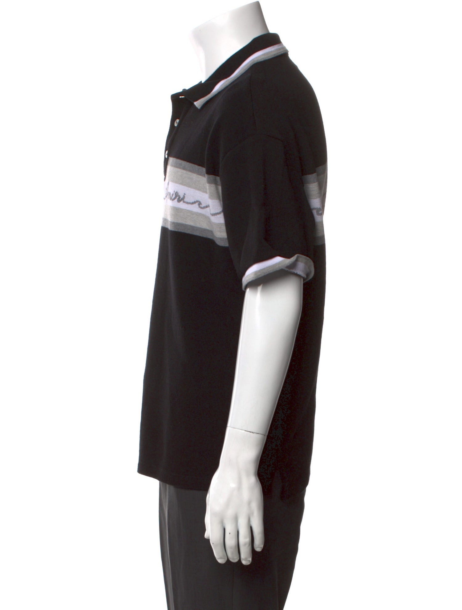 Amiri Graphic Print Collar Polo Shirt