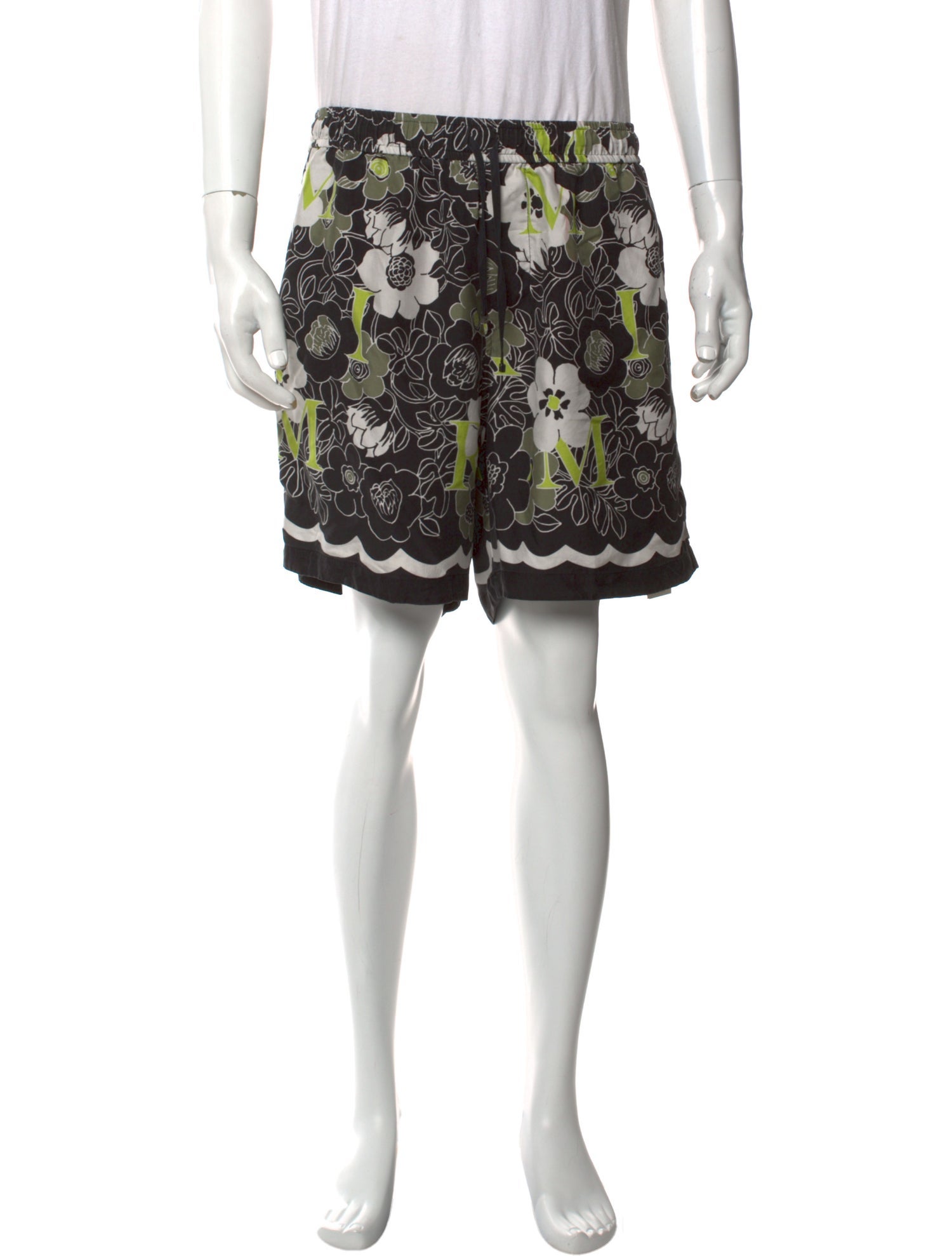 Amiri Silk Jogger Shorts