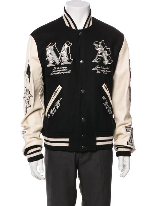 Amiri Wool Striped Varsity Jacket