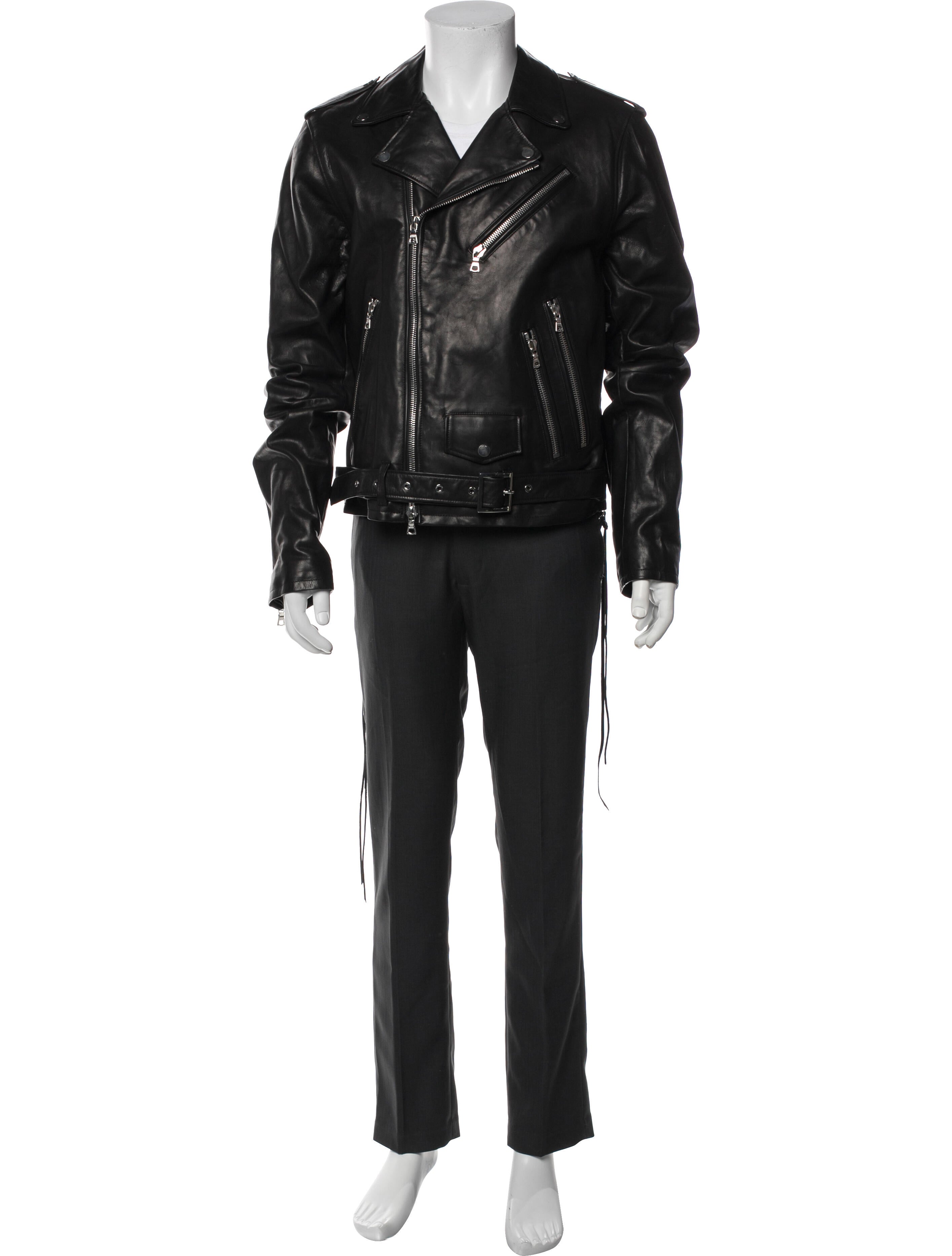 Amiri Leather Moto Jacket