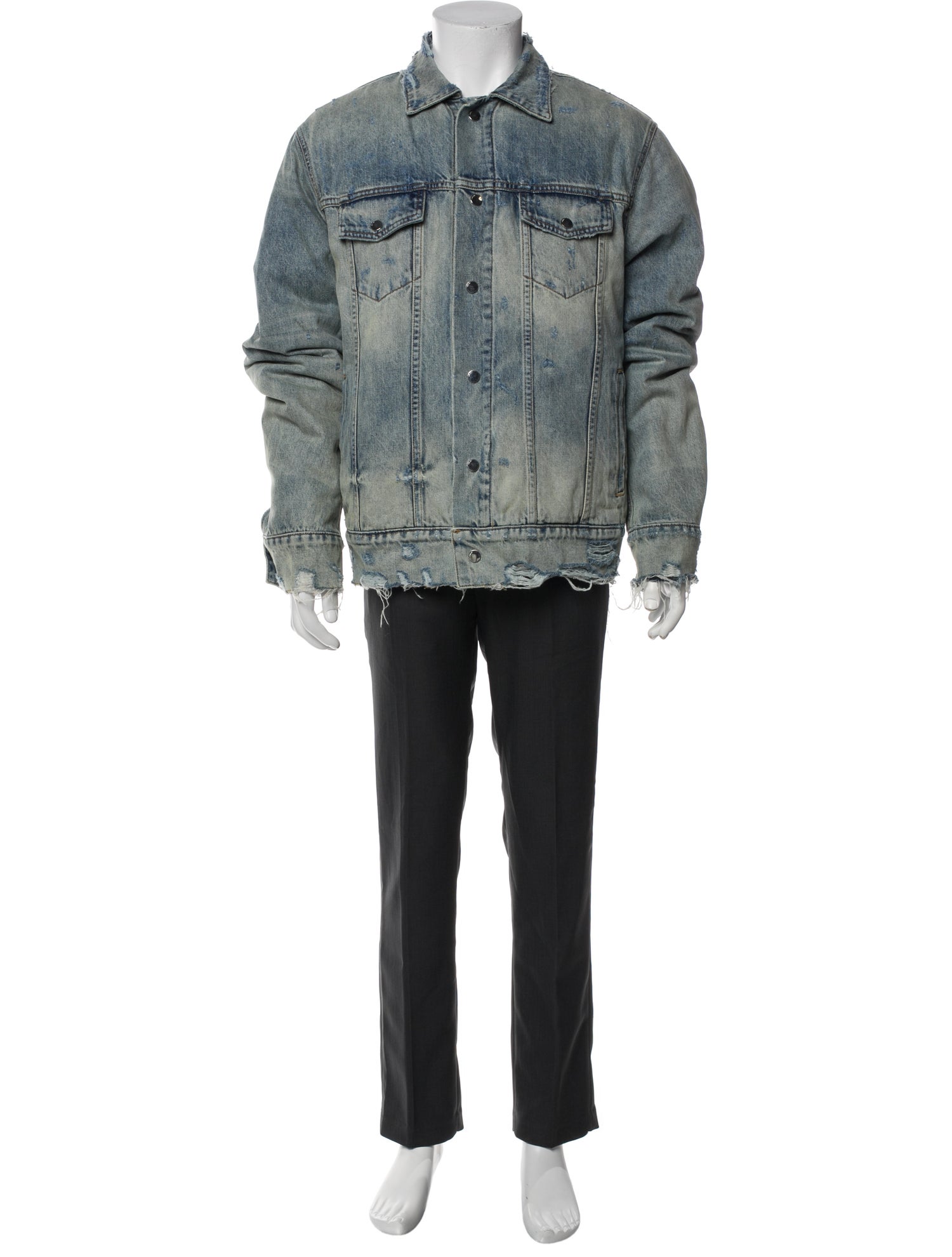 Amiri Graphic Print Denim Jacket