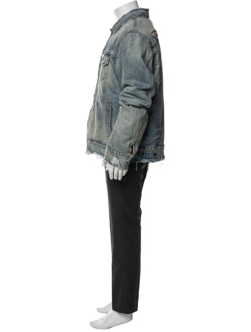 Amiri Graphic Print Denim Jacket