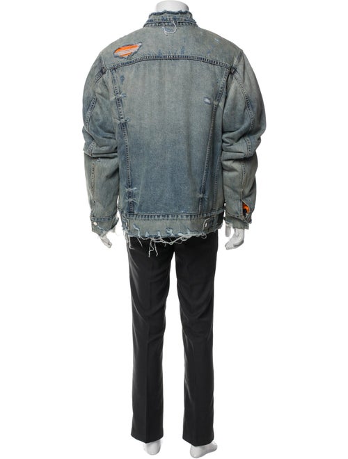 Amiri Graphic Print Denim Jacket