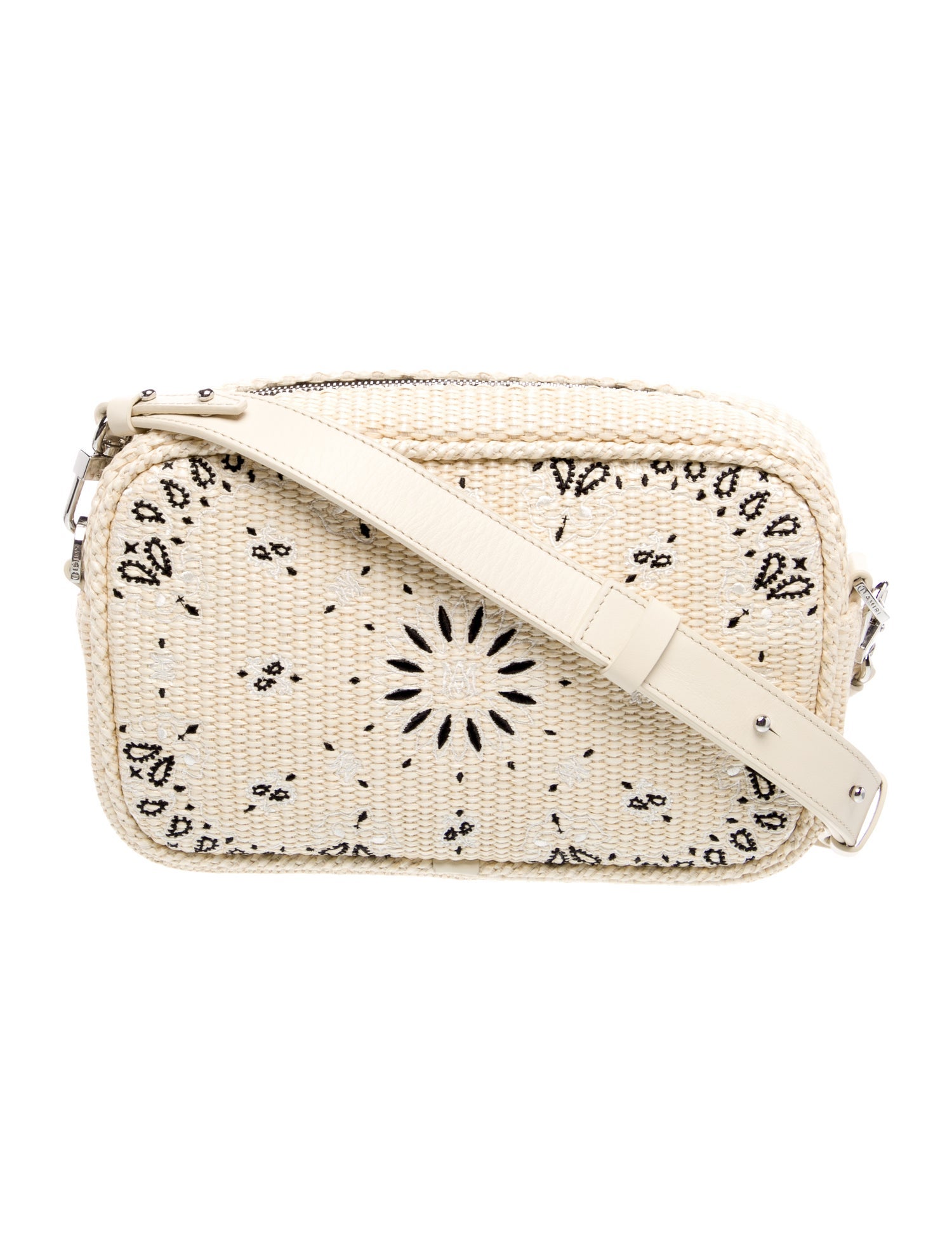 Amiri Raffia Crossbody Bag