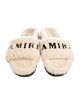 Amiri Fur Fur Trim Slides