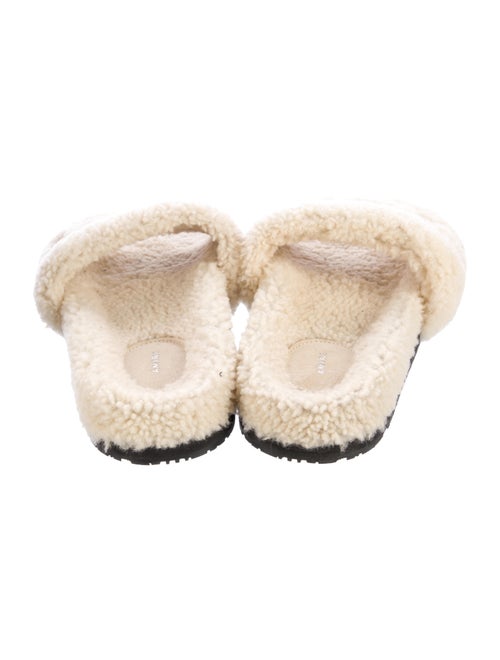 Amiri Fur Fur Trim Slides