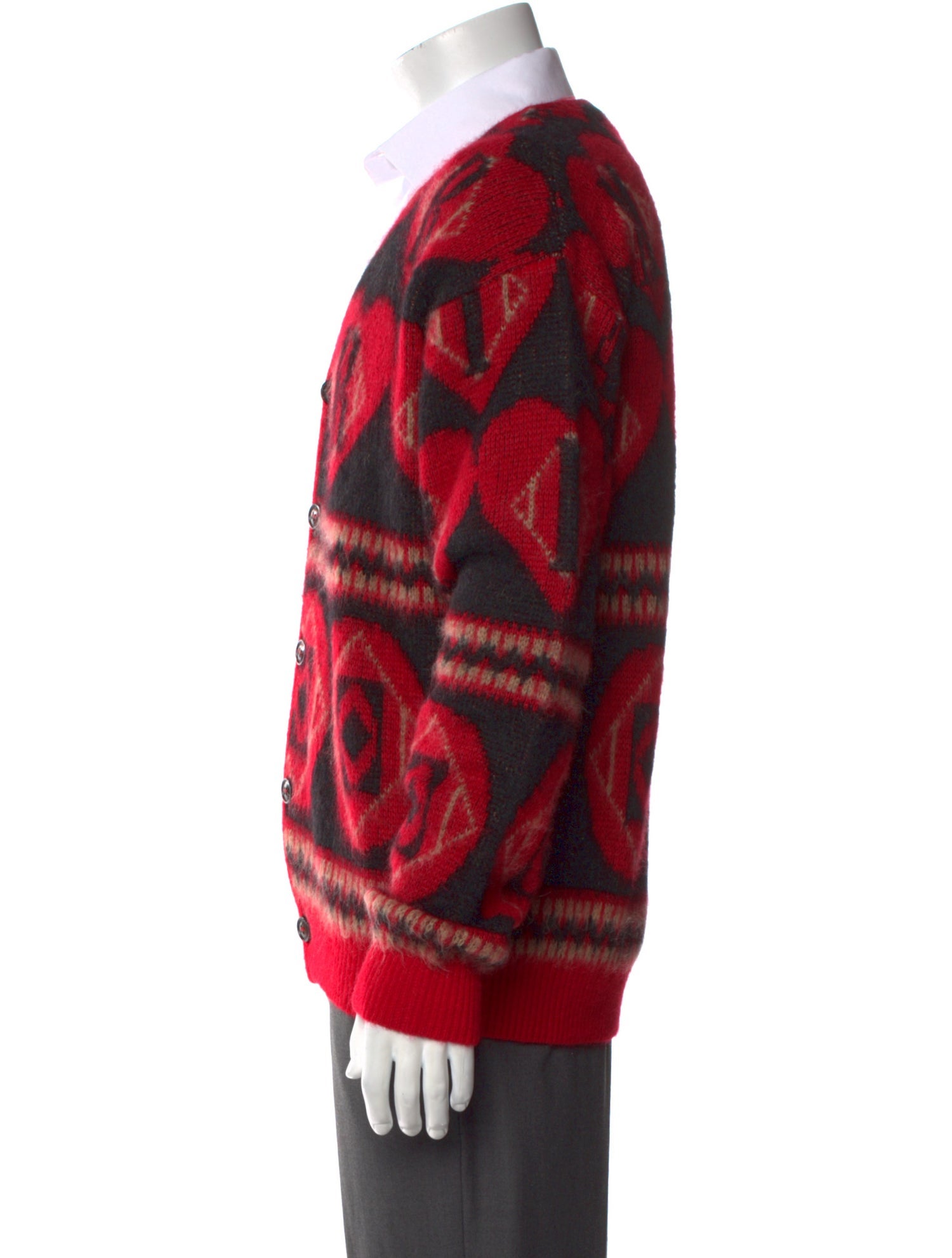 Amiri Printed V-Neck Cardigan