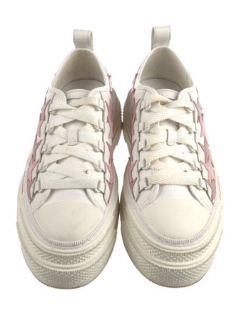 Amiri Leather Printed Sneakers