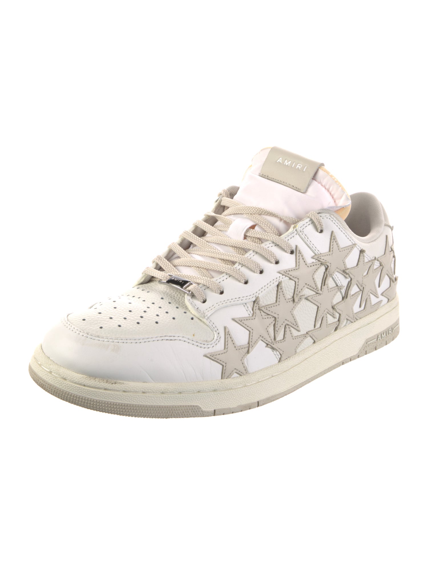 Amiri Leather Printed Sneakers