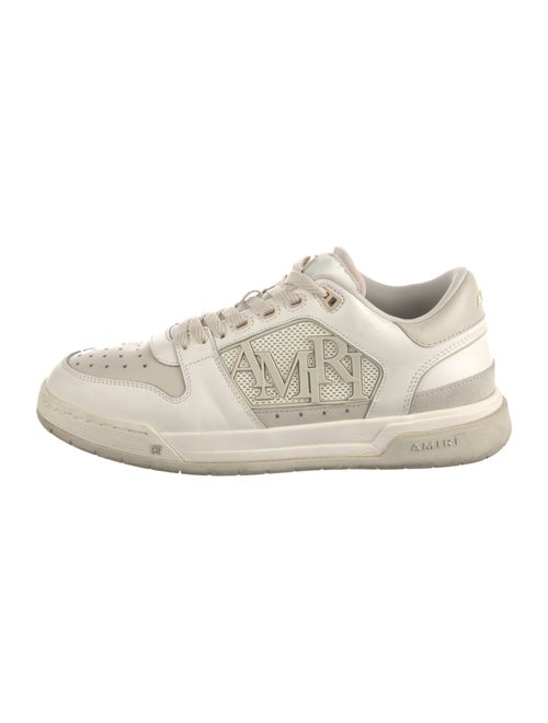 Amiri Leather Colorblock Pattern Sneakers
