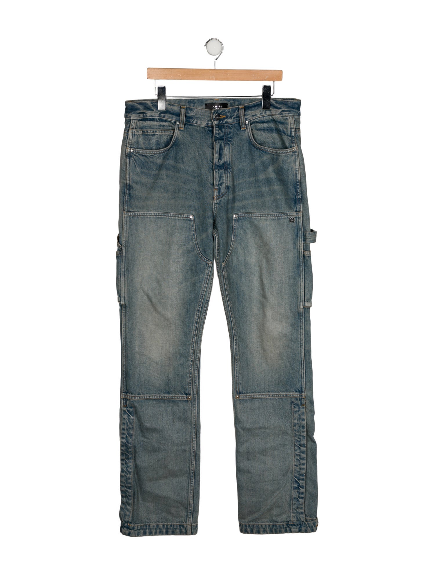 Amiri Double Knee Straight-Leg Jeans