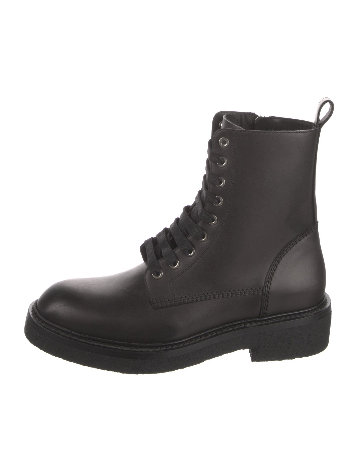 Amiri Leather Lace-Up Boots