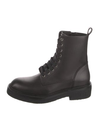 Amiri Leather Lace-Up Boots