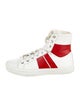 Amiri Leather Colorblock Pattern Sneakers