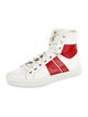 Amiri Leather Colorblock Pattern Sneakers