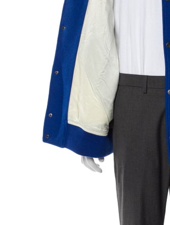 Amiri Wool Graphic Print Varsity Jacket