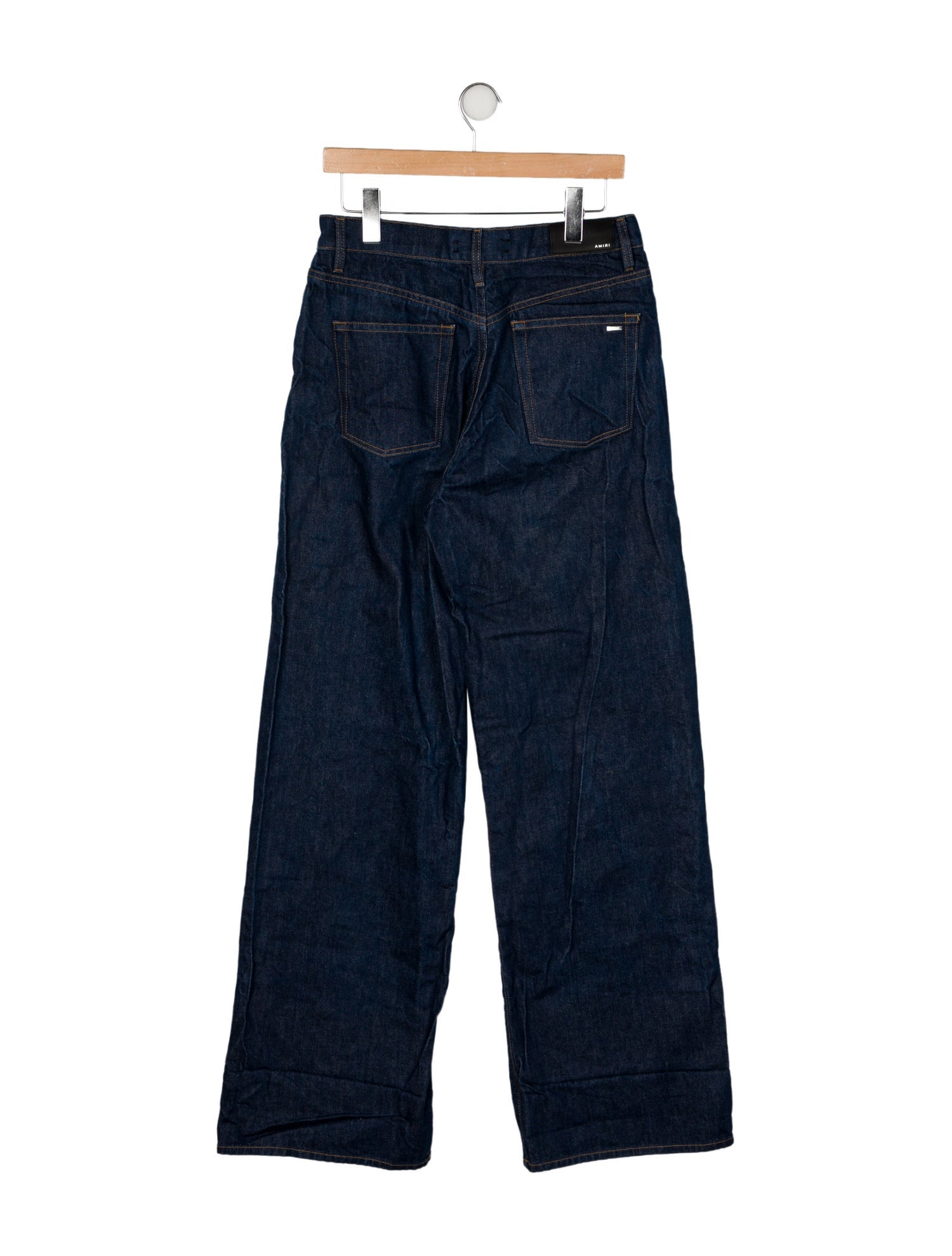 Amiri High-Rise Wide Leg Jeans