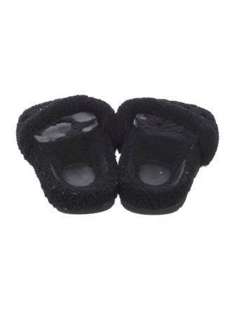 Amiri Wool Graphic Print Slides