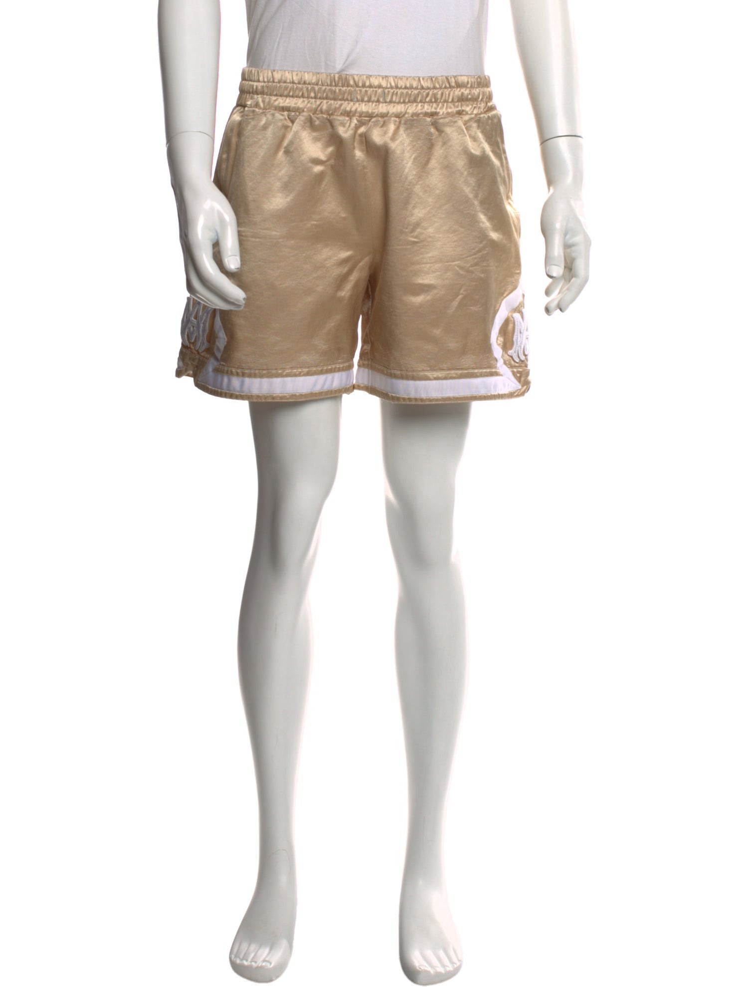 Amiri Colorblock Pattern Jogger Shorts