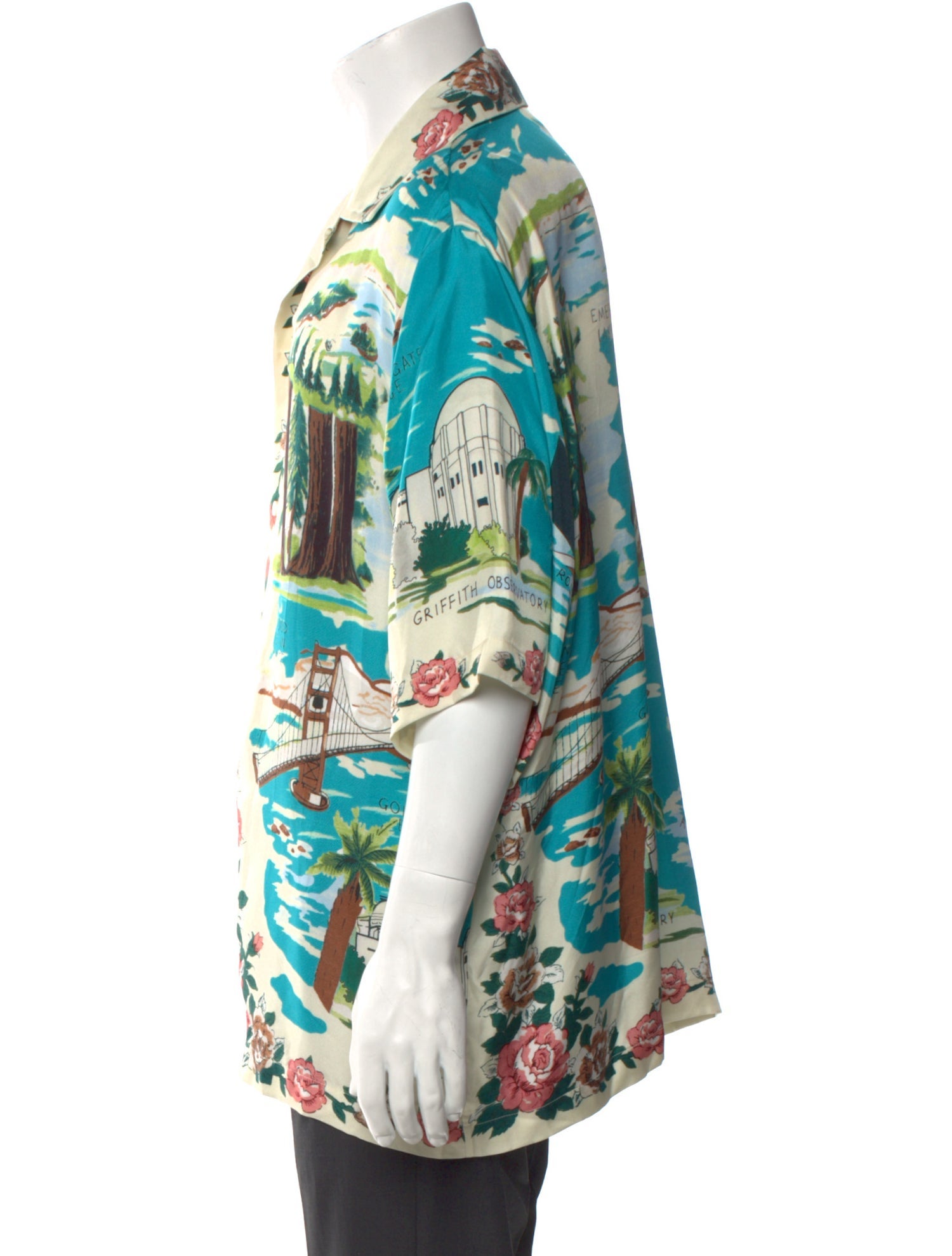 Amiri Silk Printed Shirt