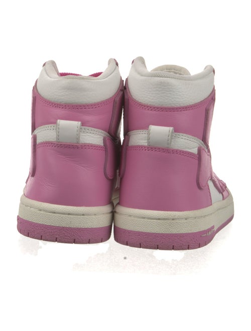 Amiri Leather Colorblock Pattern Sneakers