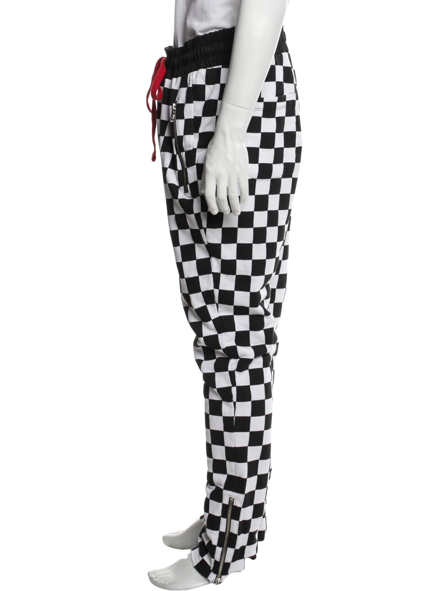 Amiri Plaid Print Joggers