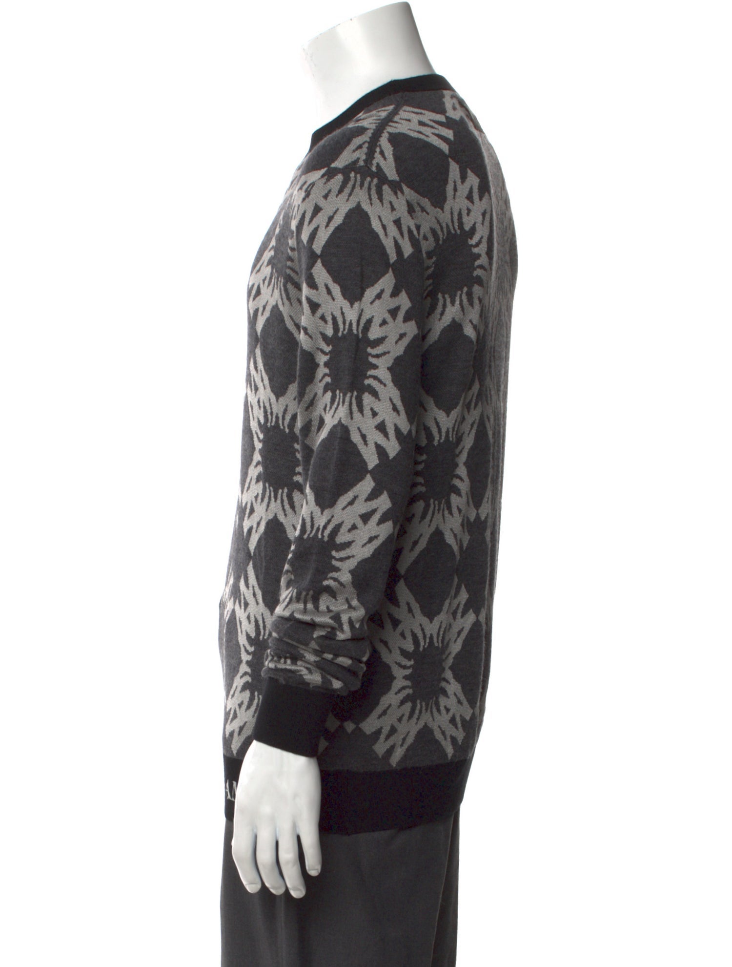 Amiri Wool Printed Pullover