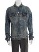 Amiri Graphic Print Denim Jacket