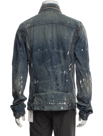 Amiri Graphic Print Denim Jacket