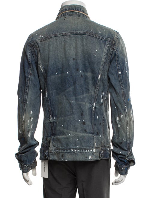 Amiri Graphic Print Denim Jacket