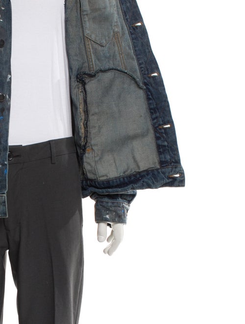 Amiri Graphic Print Denim Jacket