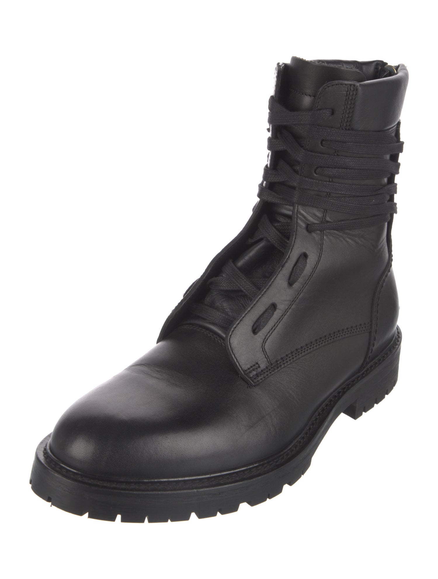 Amiri Leather Lace-Up Boots