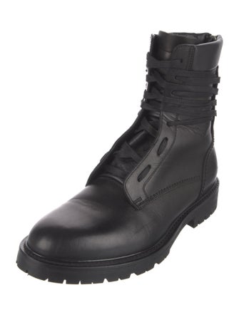 Amiri Leather Lace-Up Boots