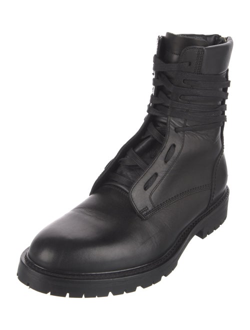 Amiri Leather Lace-Up Boots