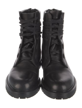 Amiri Leather Lace-Up Boots