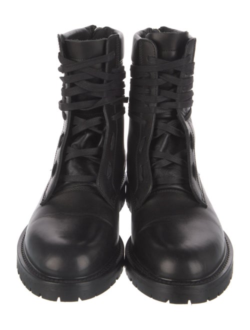 Amiri Leather Lace-Up Boots
