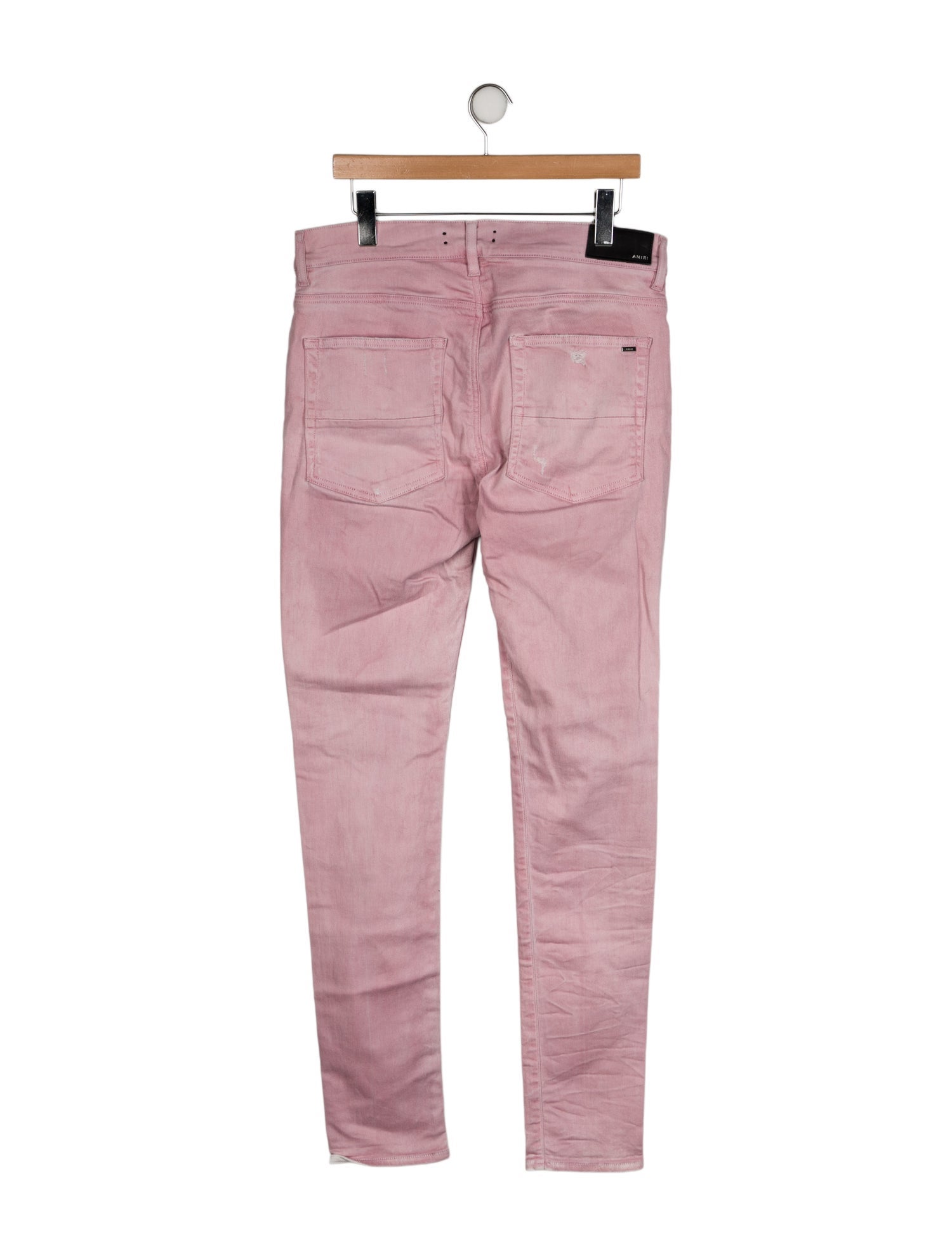 Amiri Mid-Rise Straight Leg Jeans