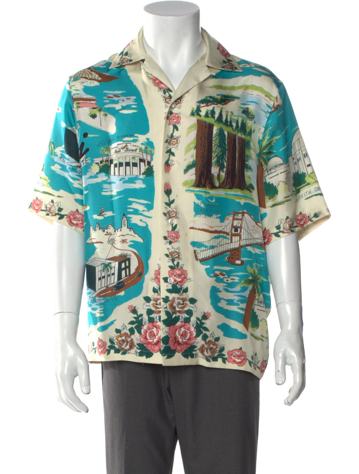 Amiri Silk Printed Shirt