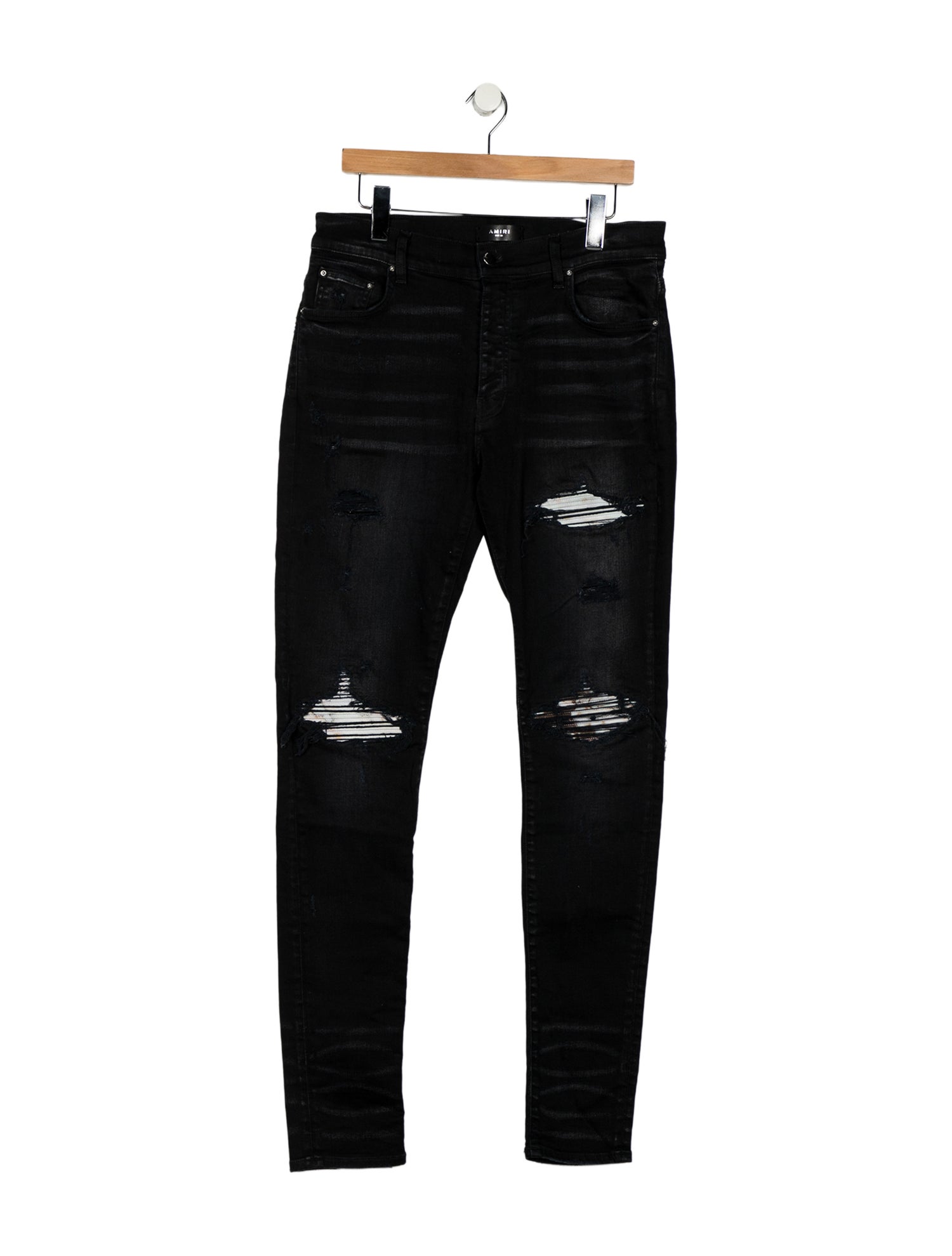 Amiri Moto Jeans Black, Rise Jeans, Clothing AMIRI44409 - Main Image