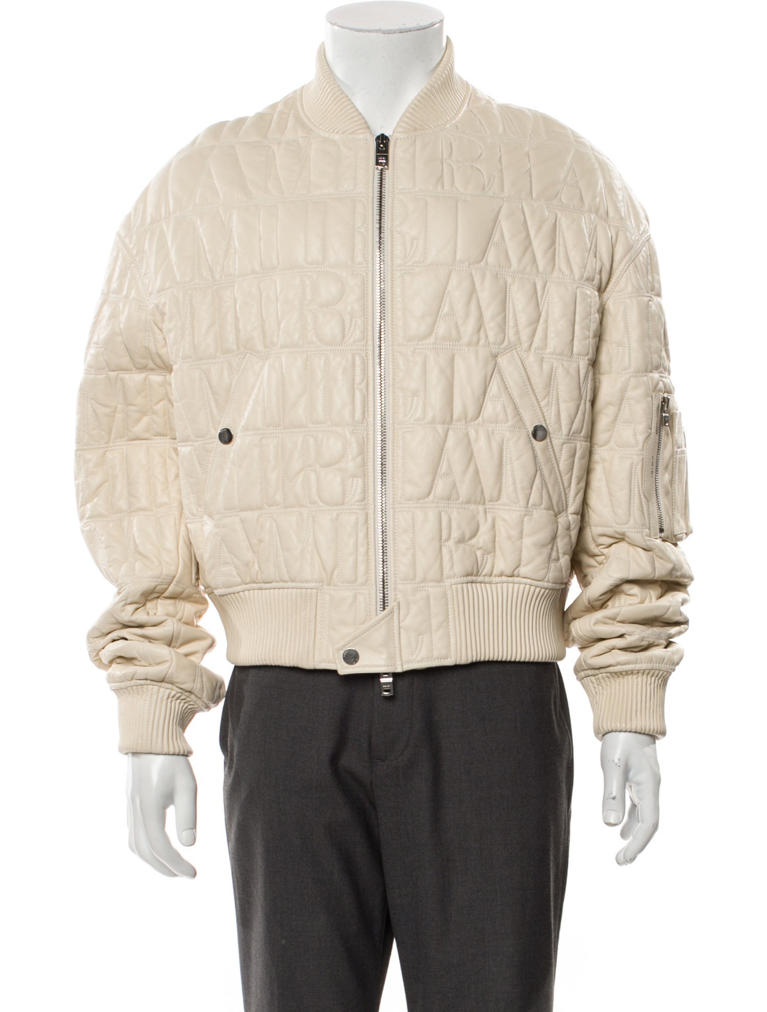 Amiri Leather Bomber Jacket w/ Tags